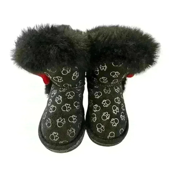DISNEY MINI MOUSE FAUX FUR BOOTIE SIZE 6T NWOT - Picture 2 of 9